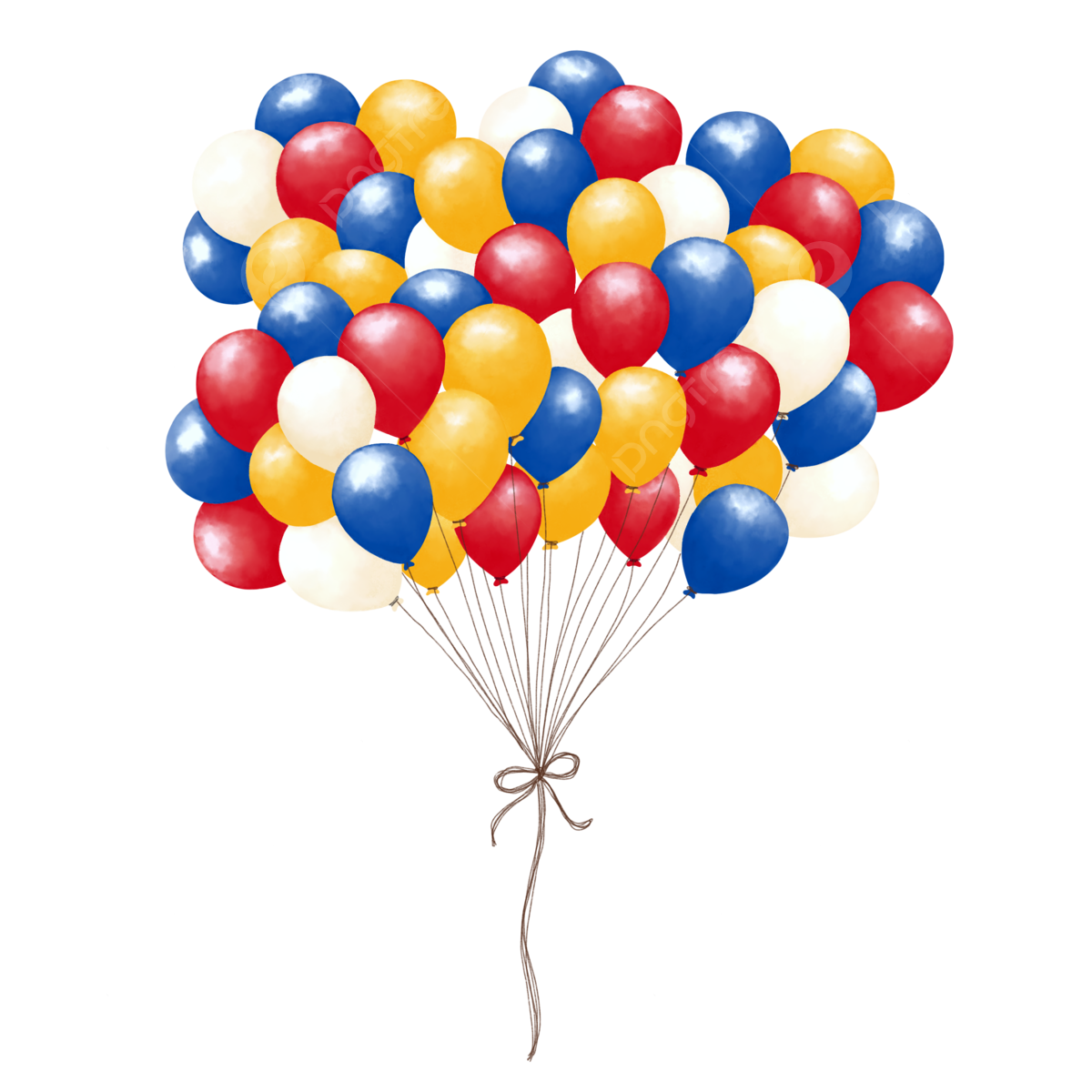 Baloons watercolor png transparent images free download vector files