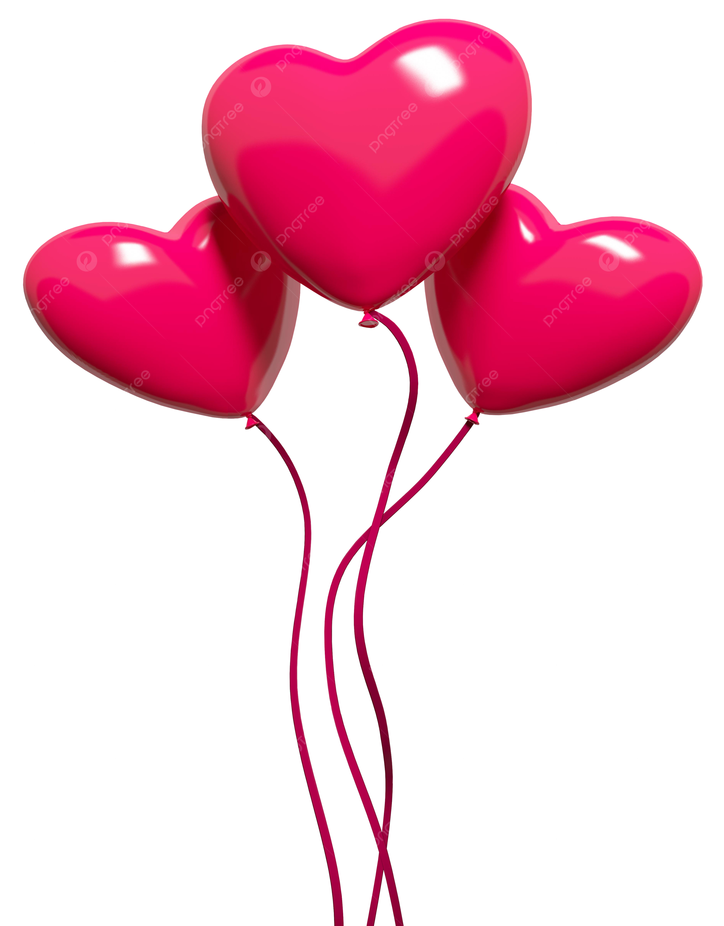 Imagens trãªs coraããµes png e vetor fundo transparente para download grãtis