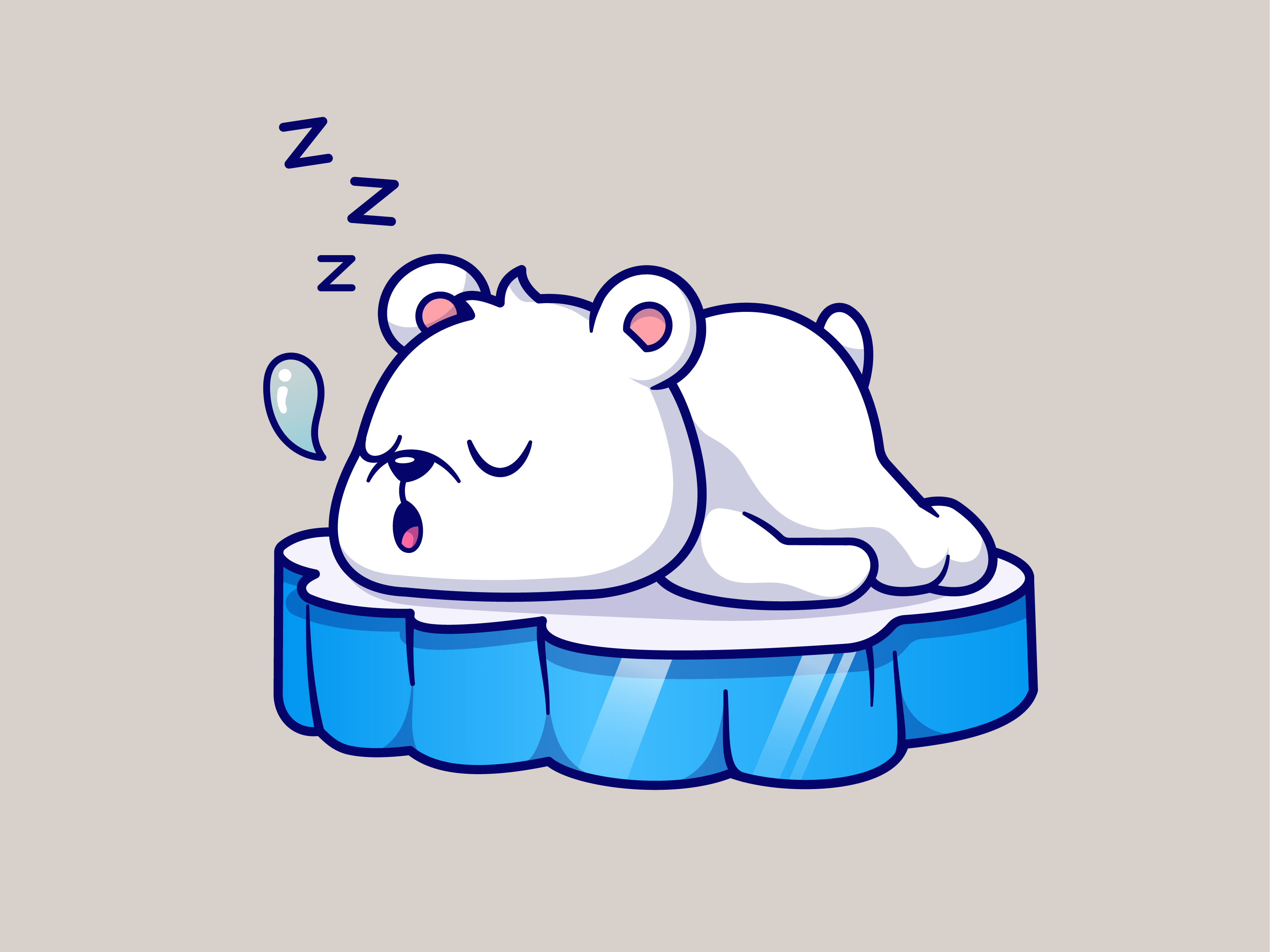 Polar bear by catalyst on