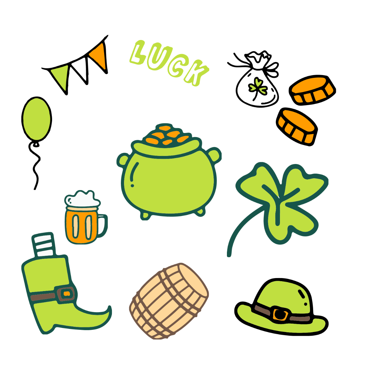 Free st patricks day vector