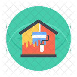 Home renovation costs flat icons