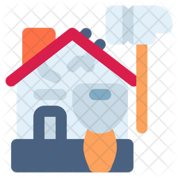 Renovator flat icons