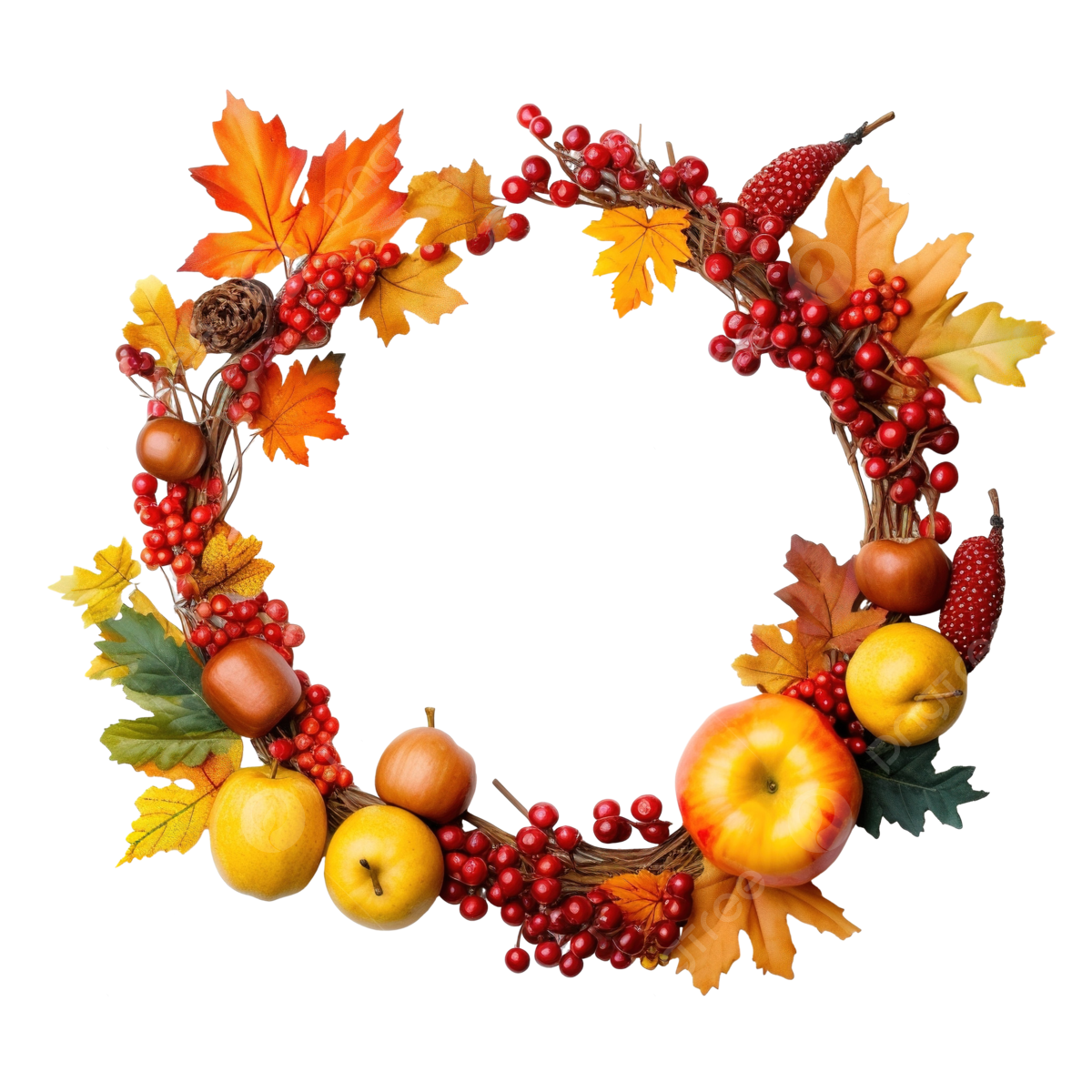 Thanksgiving wreath png transparent images free download vector files