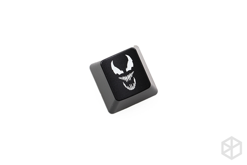 Novelty shine through keycaps abs etched shine