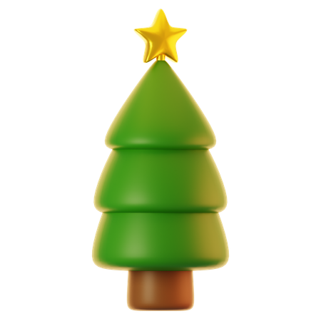 D xmas tree illustrations