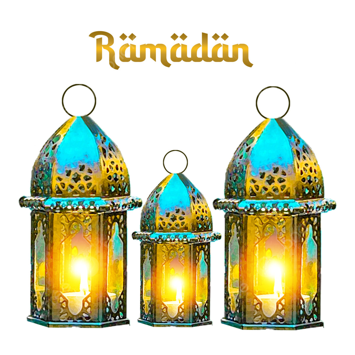 Ramadan lantern d png d ramadan lanterns with candle light ramadan ramadan kareem ramadan lantern png image for free download