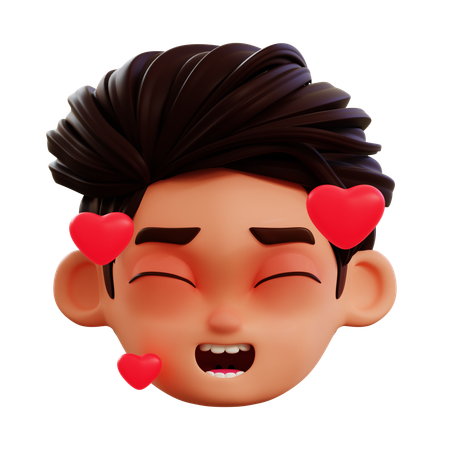 D emoji love illustrations