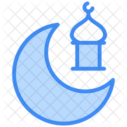 Ramadan label dual tone icons
