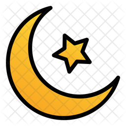Moon and star icon