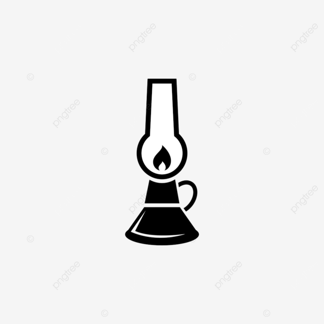 Oil lamp silhouette png transparent oil lamp kerosene icon camping bright ancient candle png image for free download