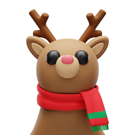 Deer d icon download in png obj or blend format