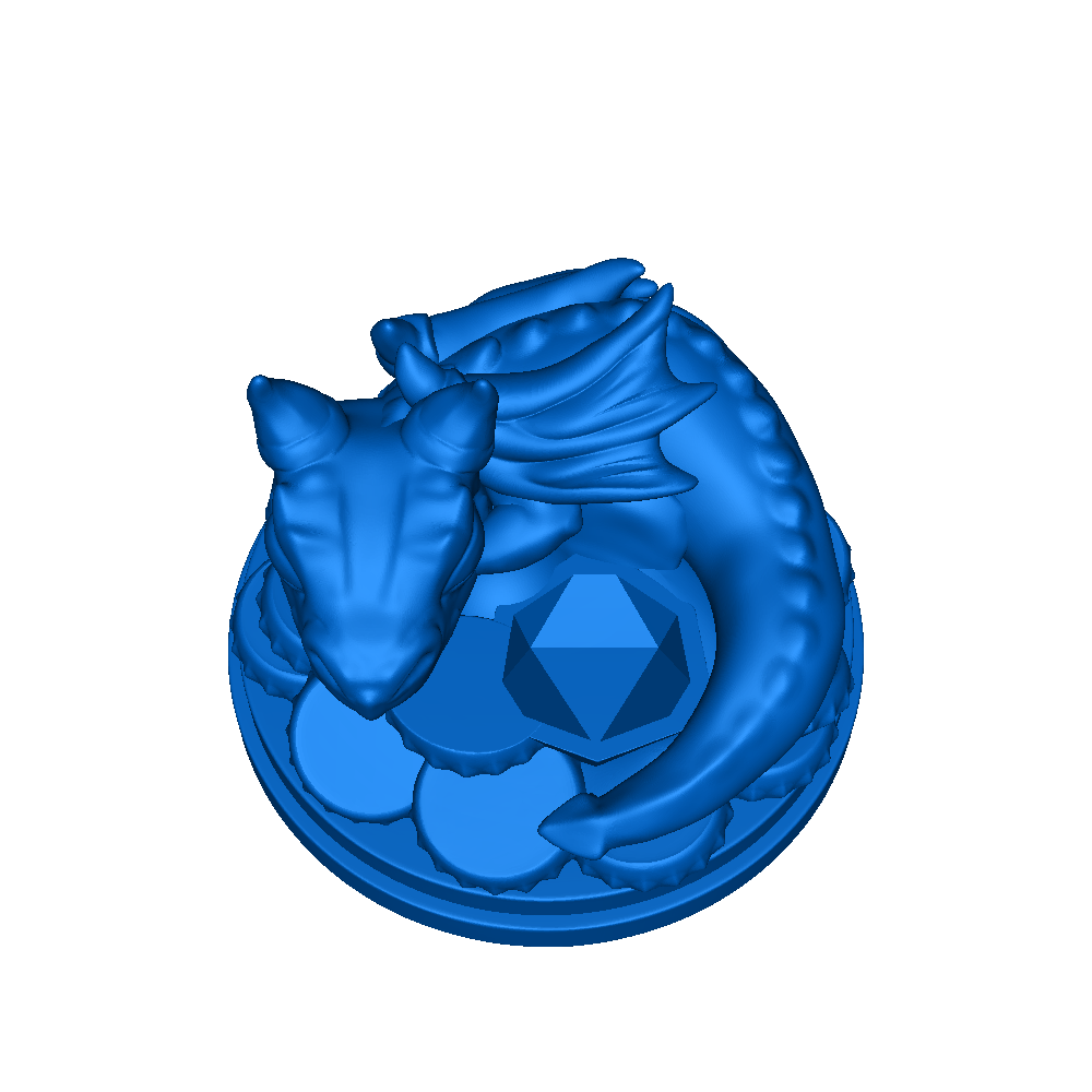 Baby dragon dice guardian d models download creality cloud