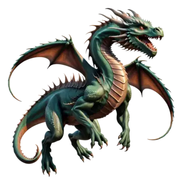 Dragon running fly png transparent images free download vector files