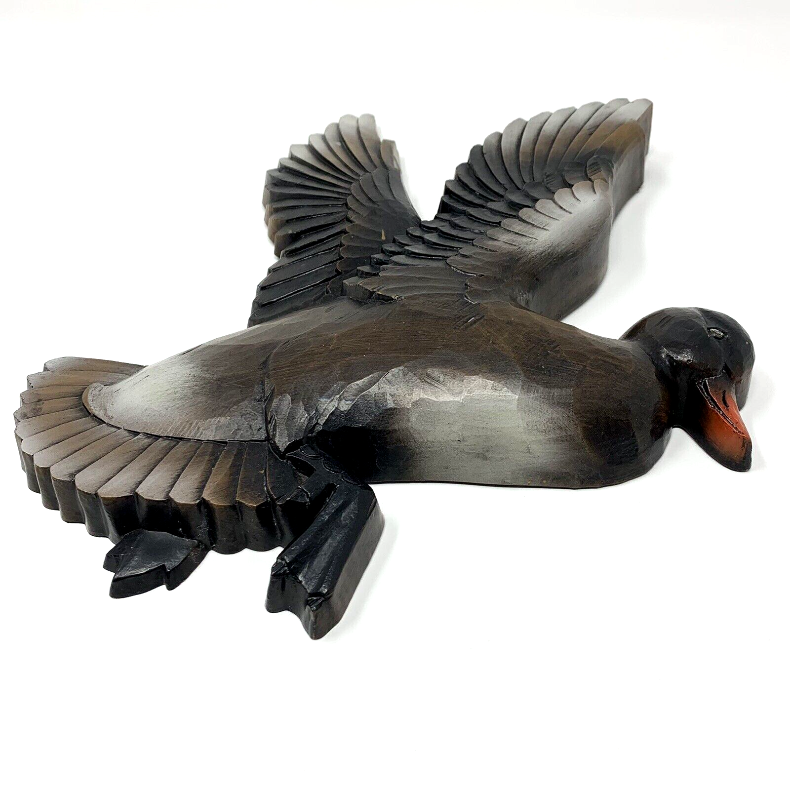 Vintage pair flying ducks dart industries d wall art brown usa