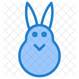 Bunny ear dual tone icons
