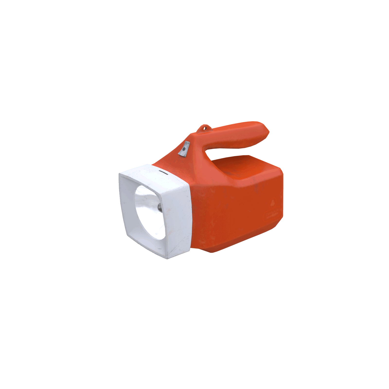 Vintage flashlight d model low poly unity ue cryengine