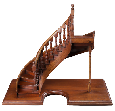 Palace staircase spiral stairs architectural d wooden model sculpture new