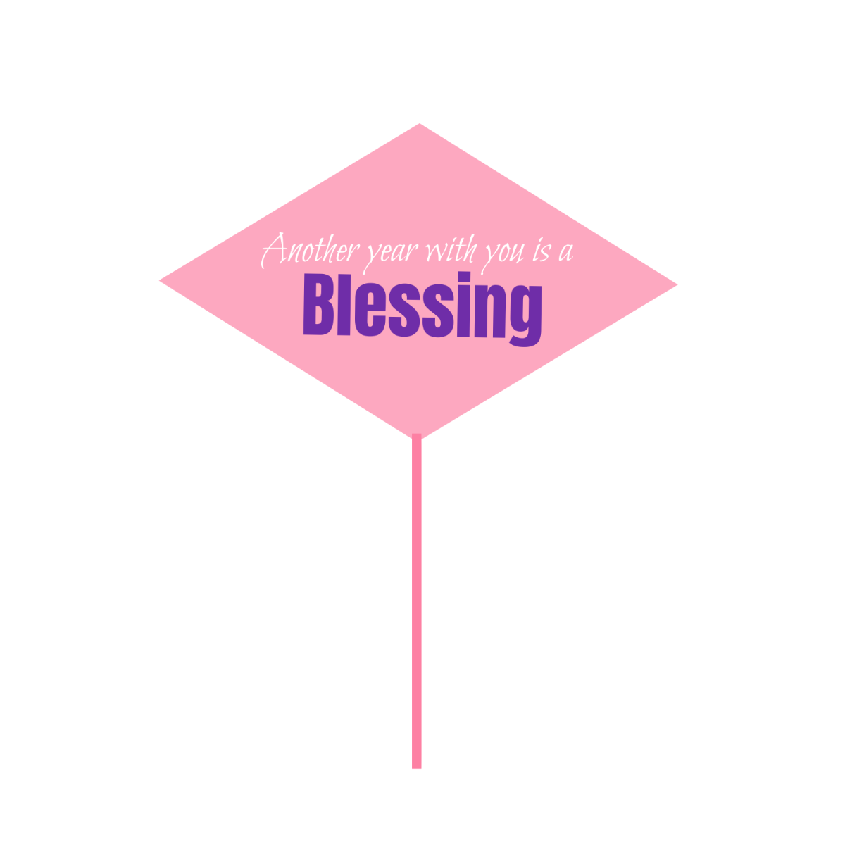 Free cake topper