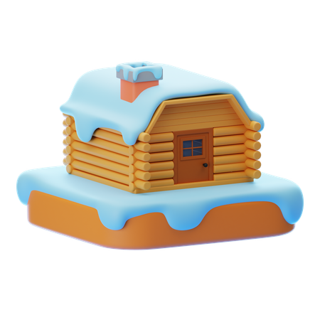 D winter home illustrations