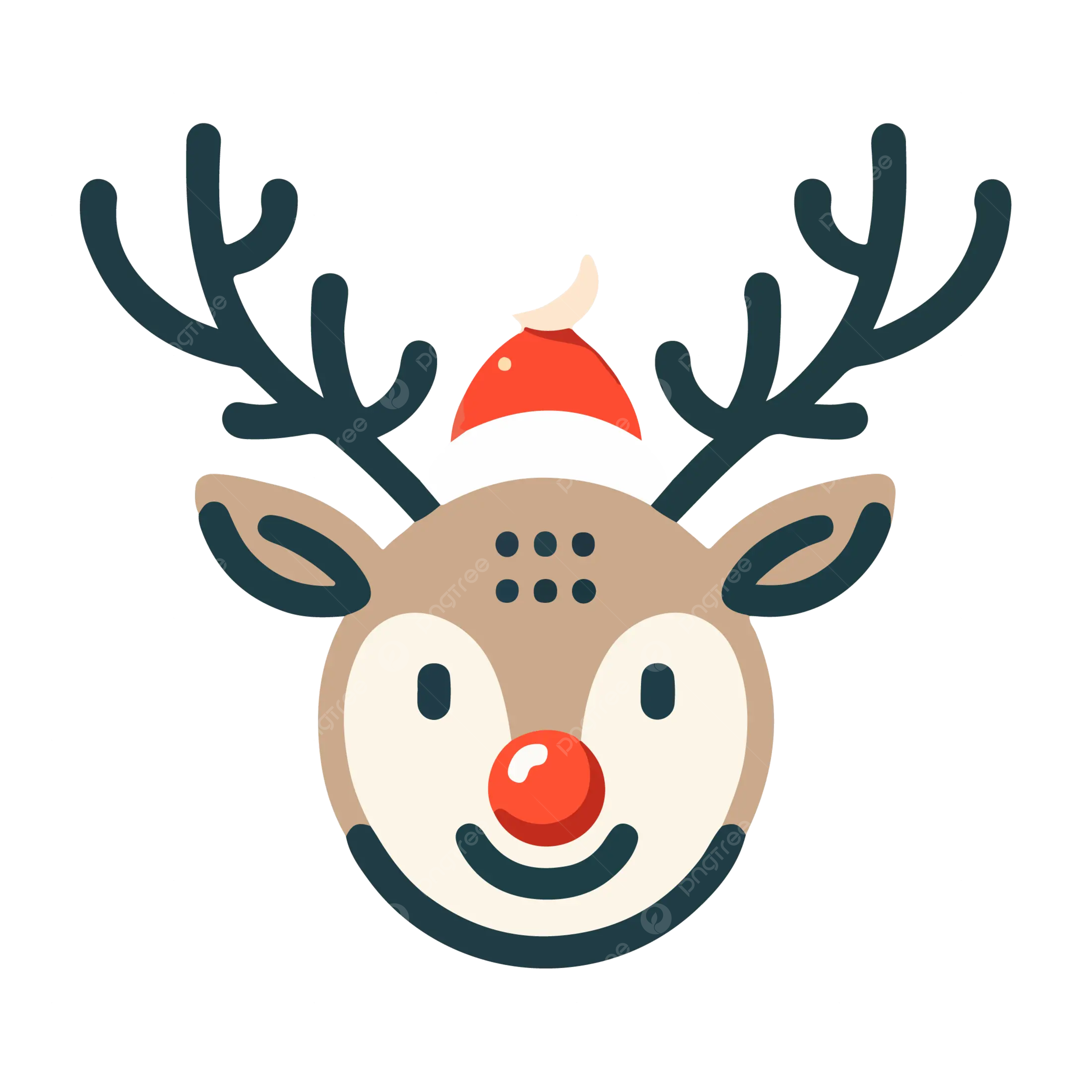 Santa rudolph png transparent images free download vector files