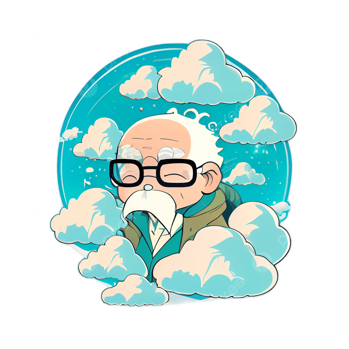 White beard png vector psd and clipart with transparent background for free download