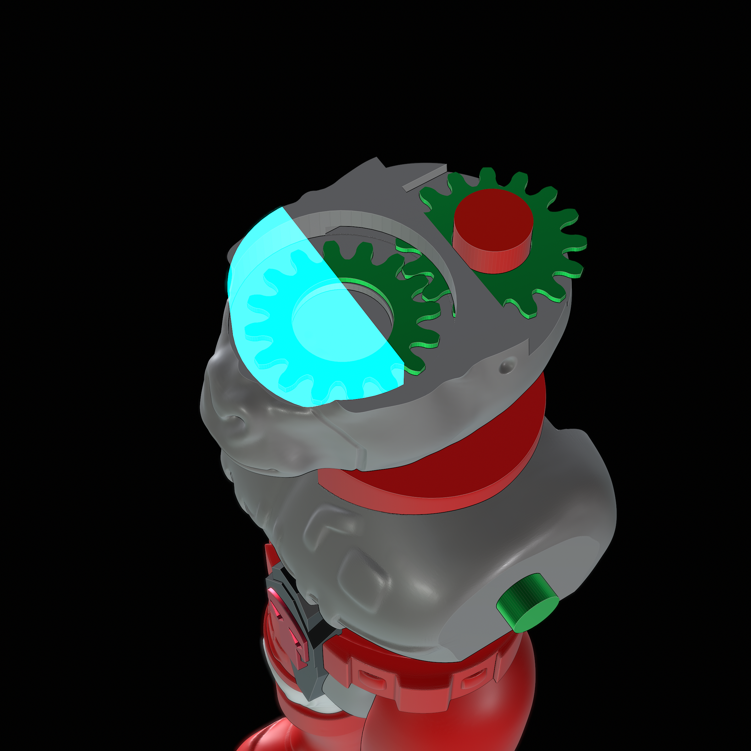 Robot gorilla space knight action figure by astrotoys download free stl model