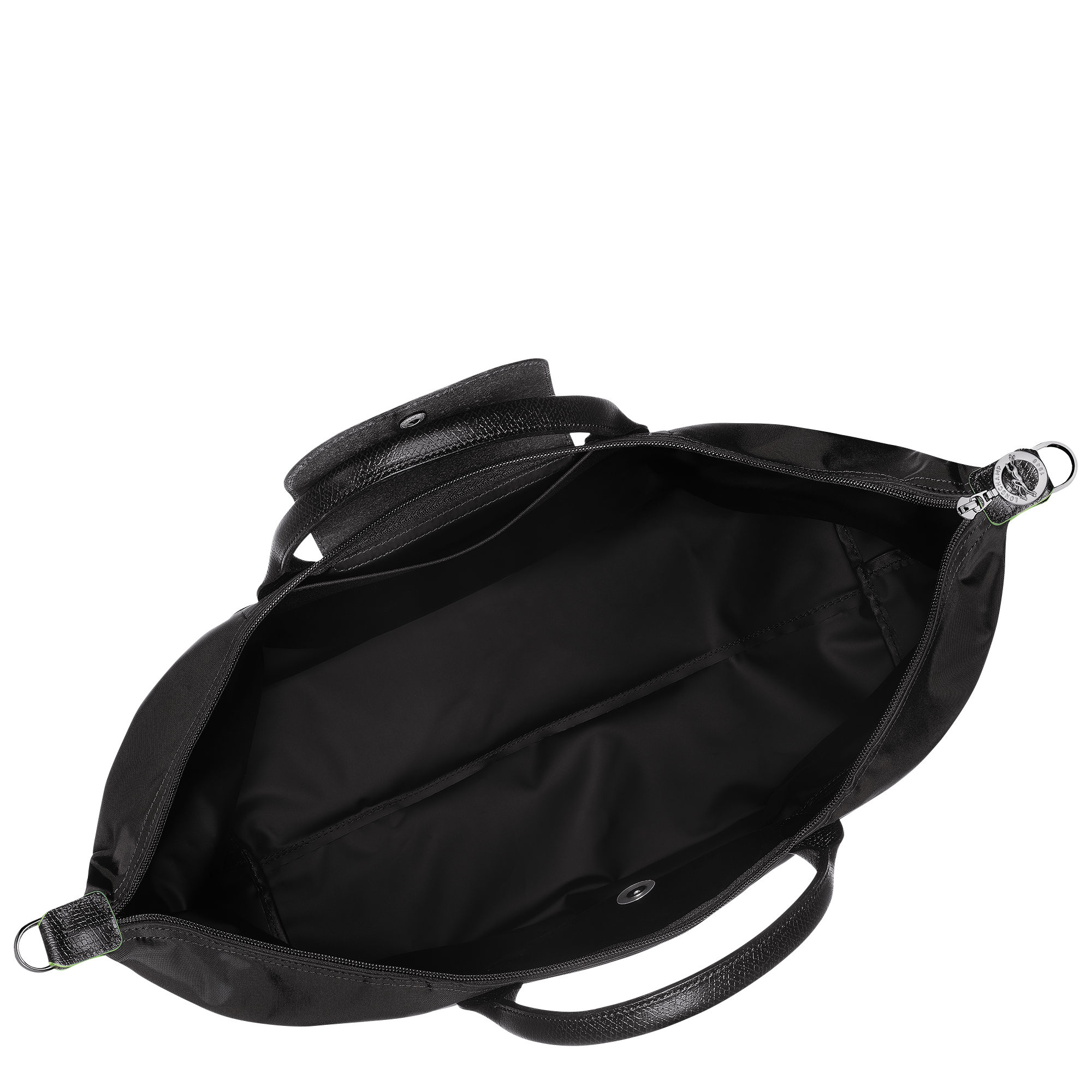 Le pliage green travel bag expandable black