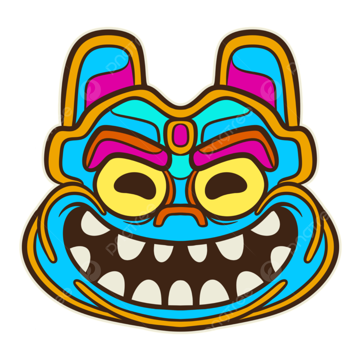 Blue monster hd transparent blue monster cartoon art illustration cartoon png image for free download