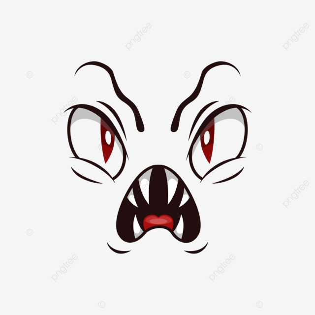 Monster face clipart transparent background monster face isolated vector icon of and monster png image for free download