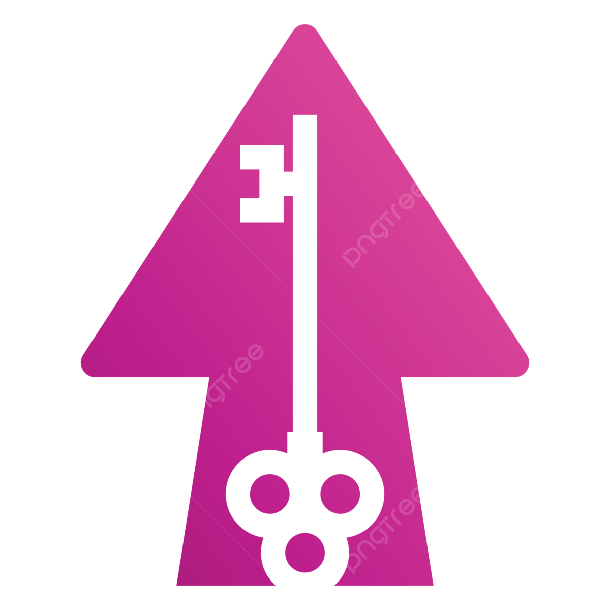 Arrow and key logo design vector arrow key logo png and vector with transparent background for free download
