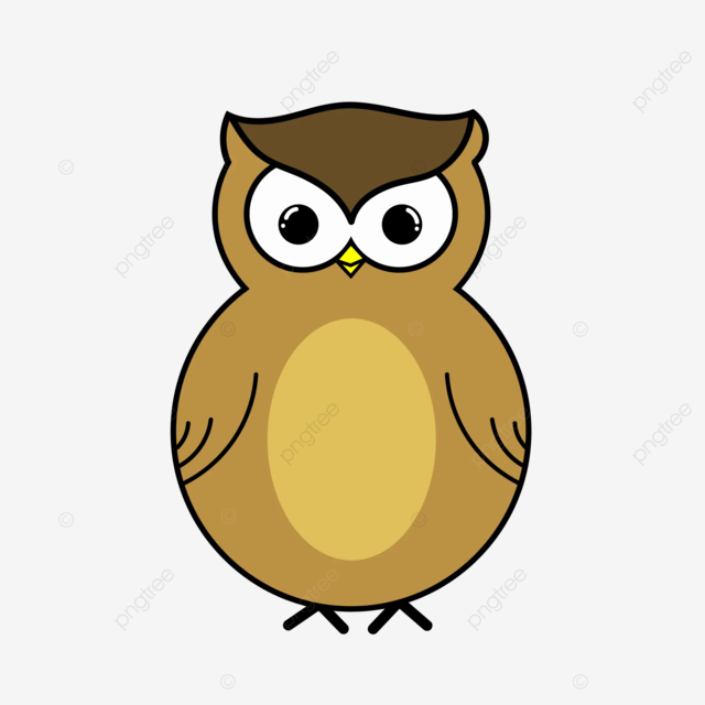 Super cute owl cartoon drawing vector transparent cute owl owl night owl png and vector with transparent background for free download