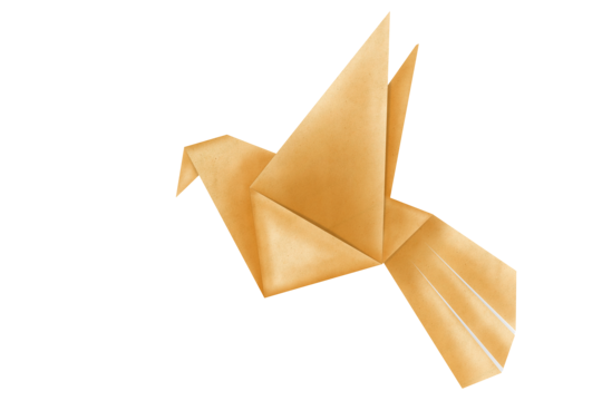 Gambar burung origami png vektor psd dan clipart dengan background transparan untuk download gratis