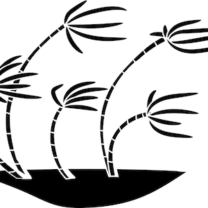 Wind blowing leaves