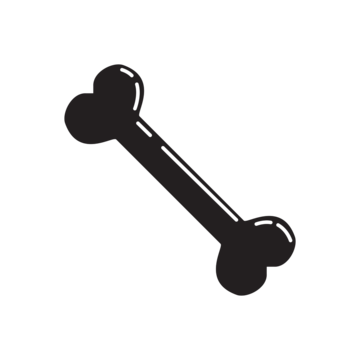 Dog bones silhouette png and vector images free download