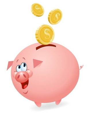 Pillow cover piggy bank