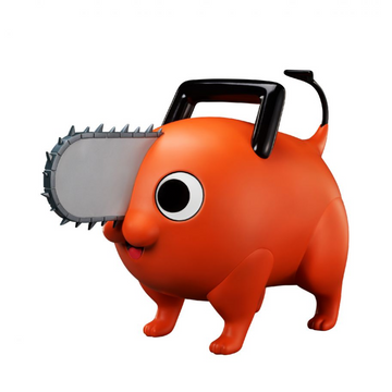 Chainsaw man pochita posing soft vinyl figure â the little things