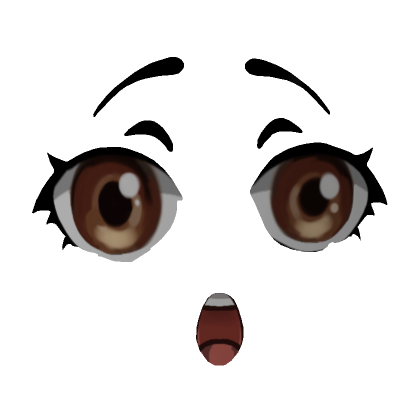 Surprised anime face roblox item