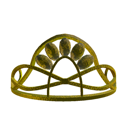 Golden sparkle tiara roblox item
