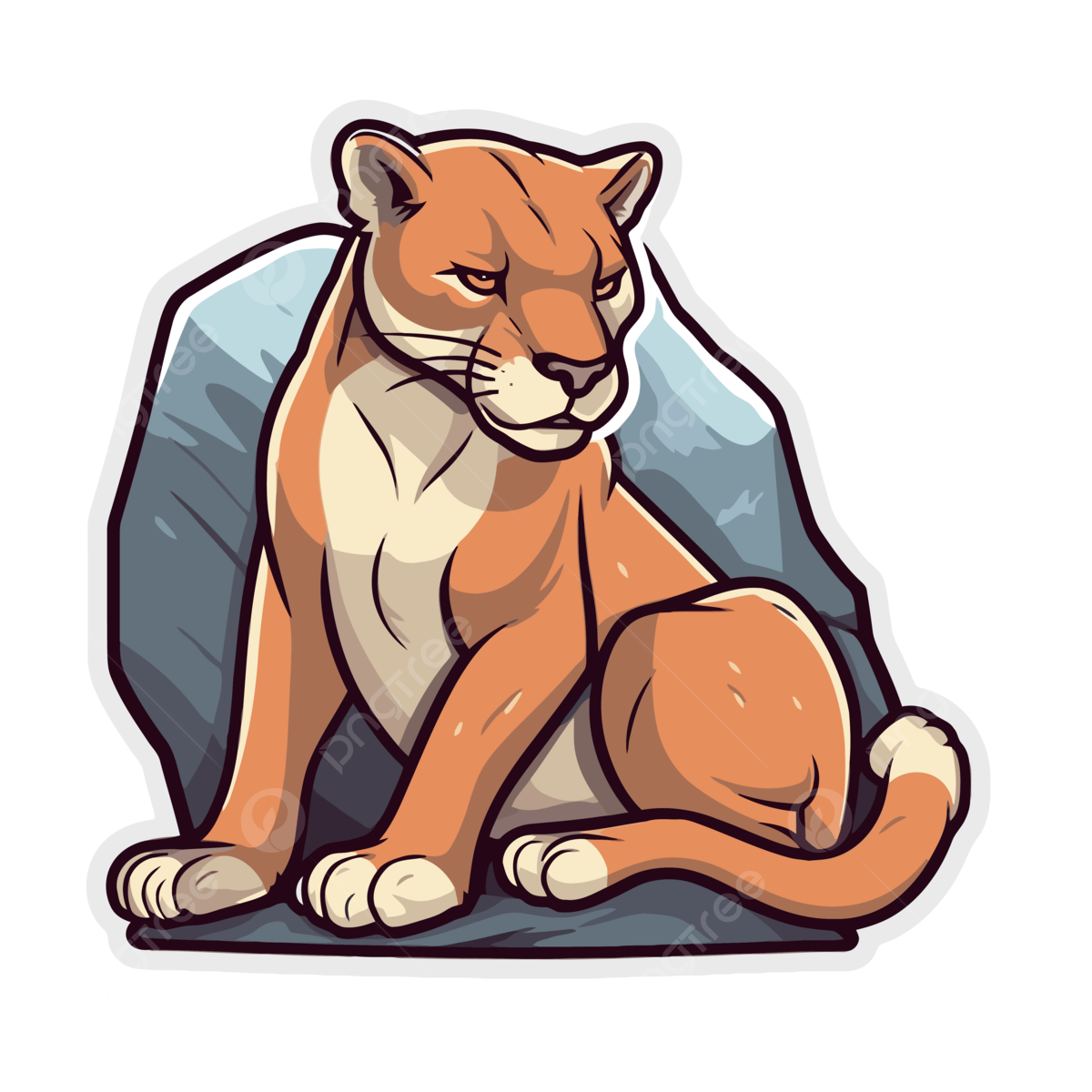 Cougar vector art png images free download on