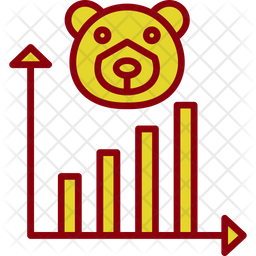 Bear footprint isometric icons