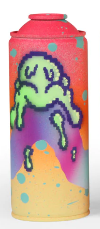 Digital pistachio ice cream original spray paint can by buff monster â sprayed paint art collection