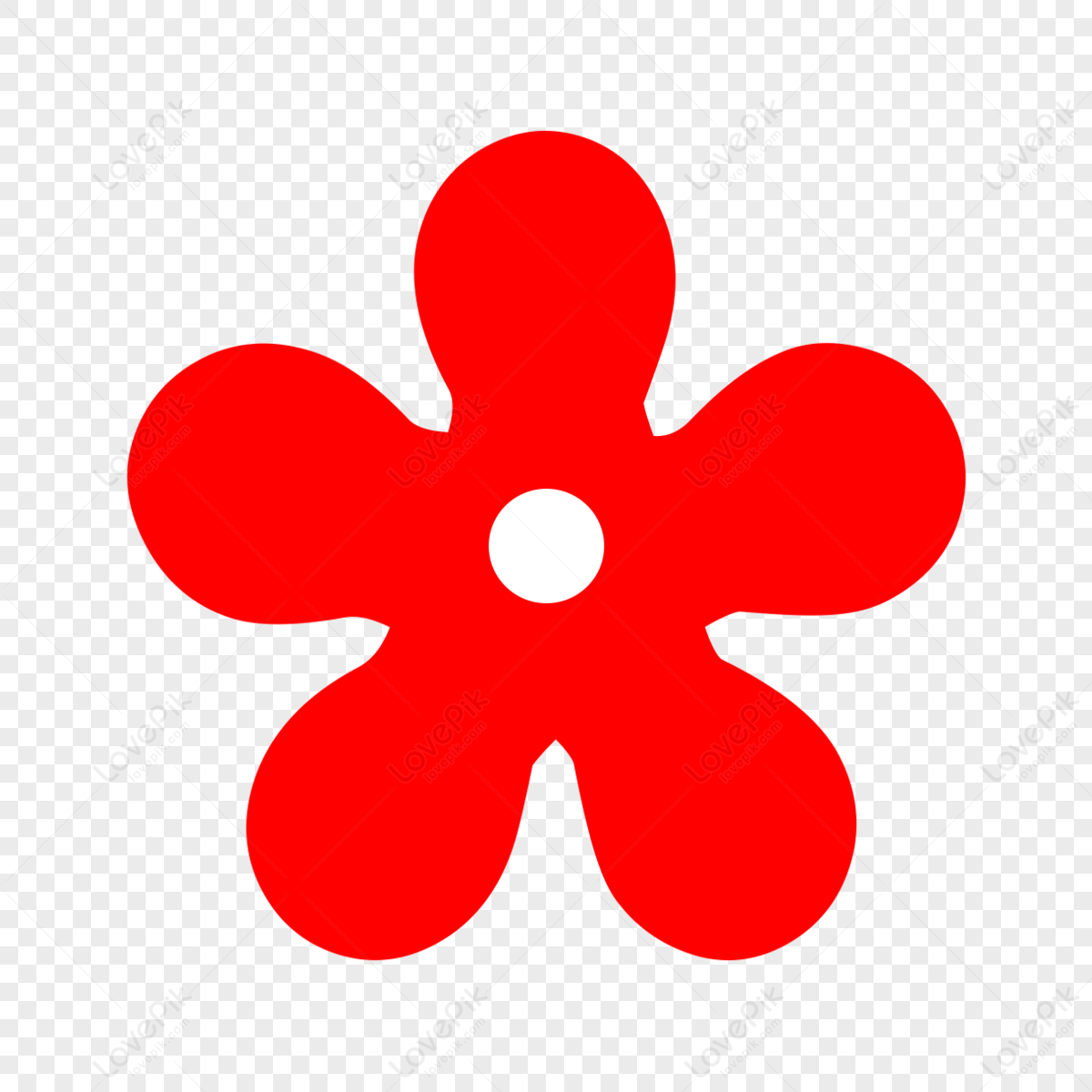 Small red flowers png images with transparent background free download on