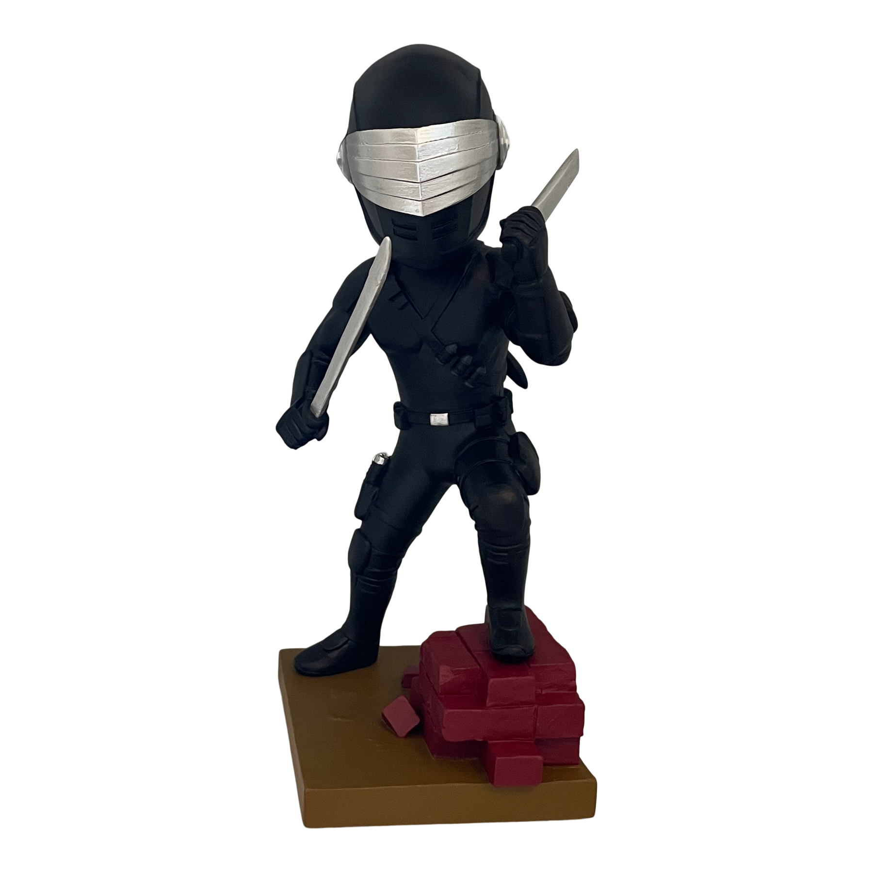 Gi joe snake eyes bobblehead icon heroes