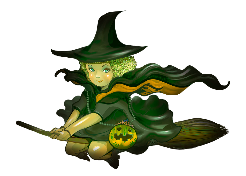 Witch on broom images free photos png stickers wallpapers backgrounds