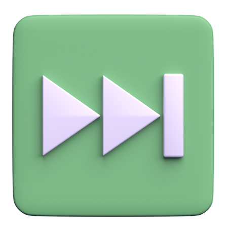 Fast forward d icon download in png obj or blend format