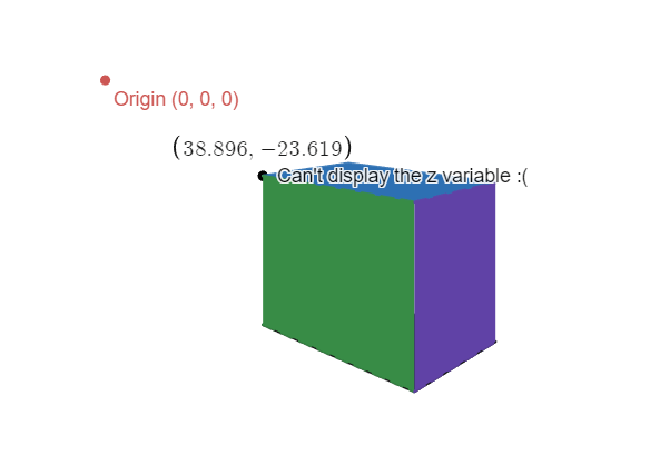 D cube with hidden side hiding rdesmos