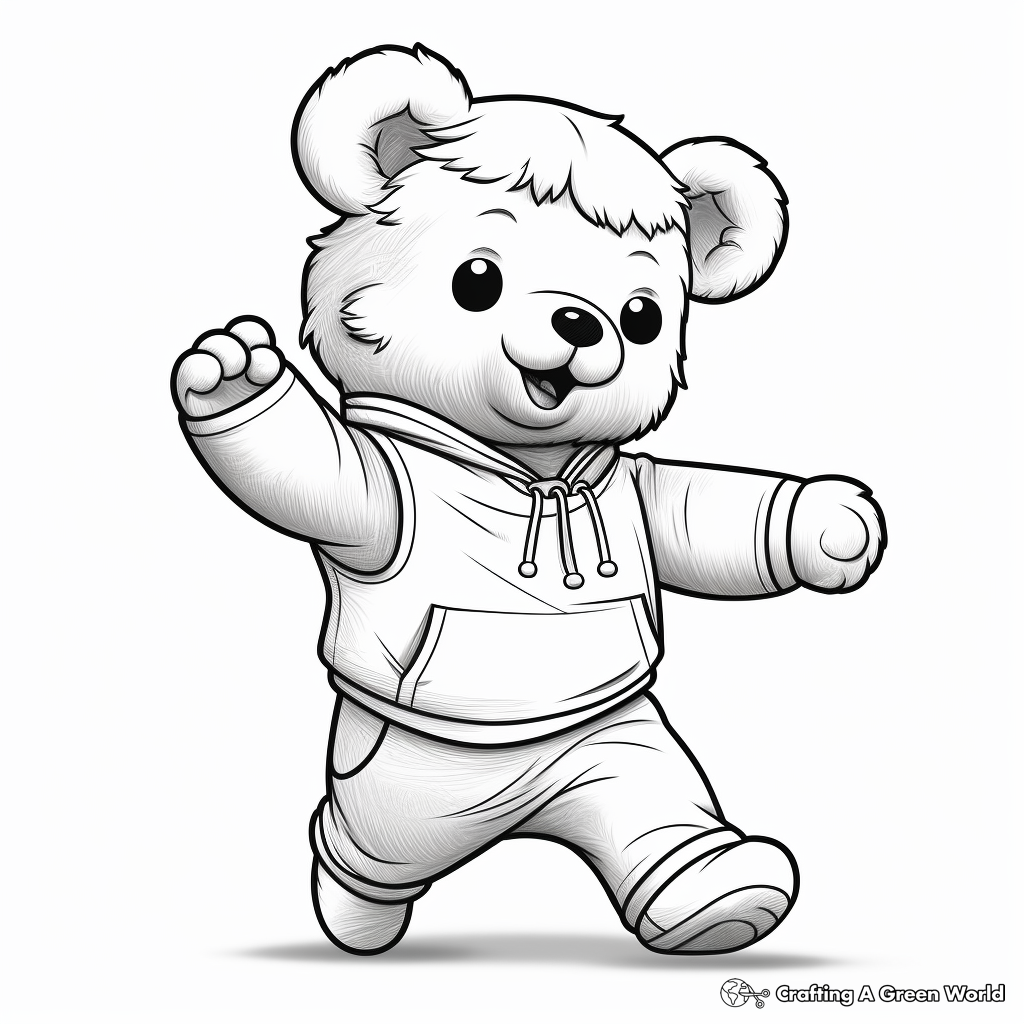 Toy poodle coloring pages