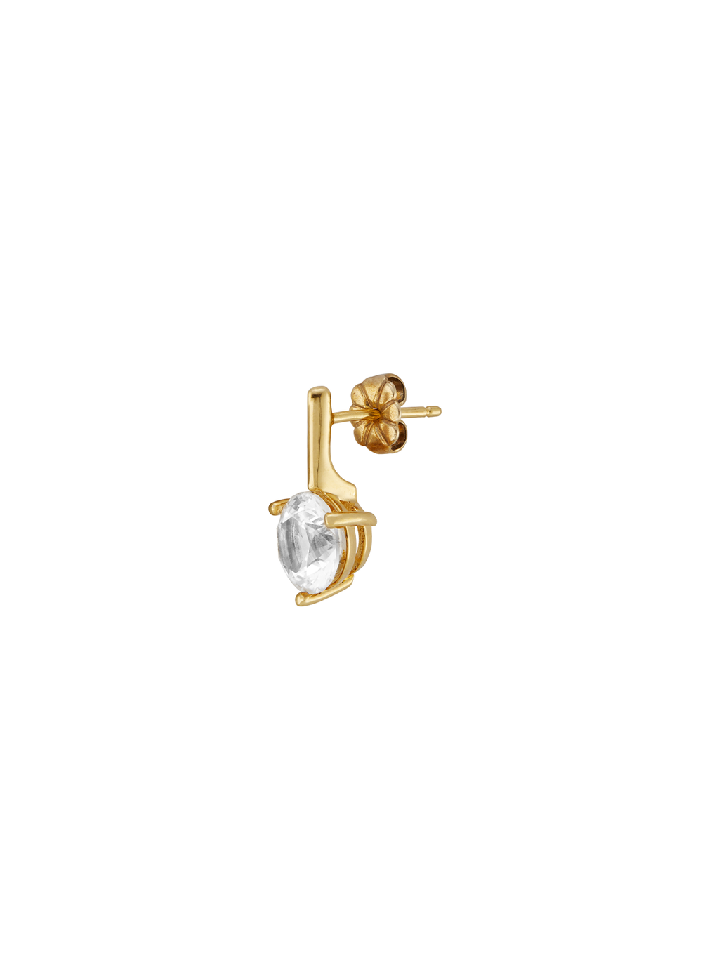Hendry white sapphire bar stud â dorsey