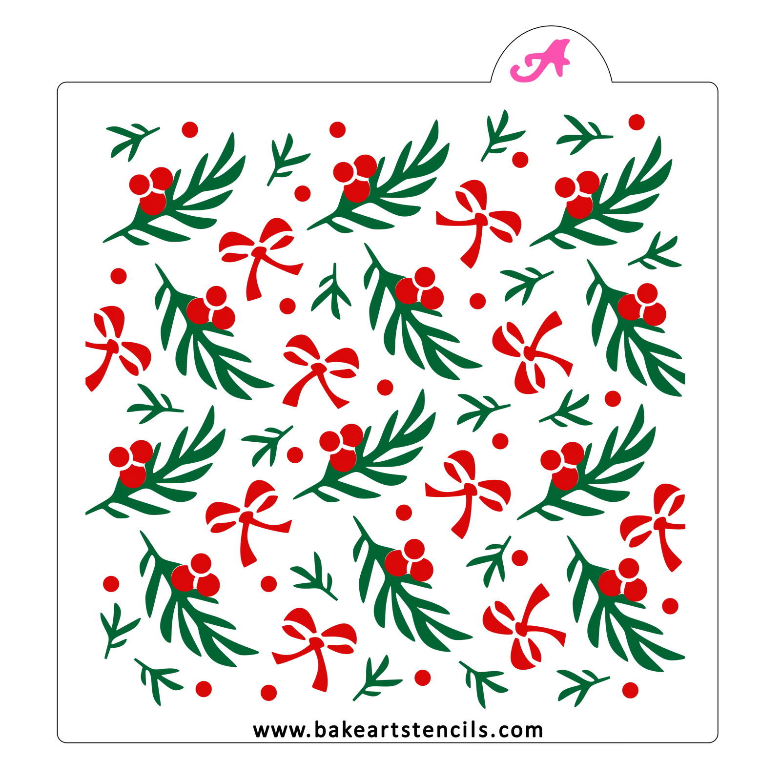 Christmas winter cookie stencils page