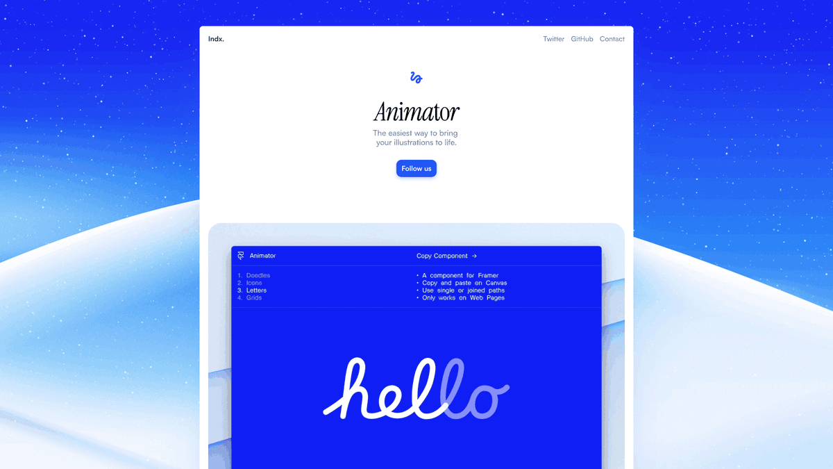Framer framer x